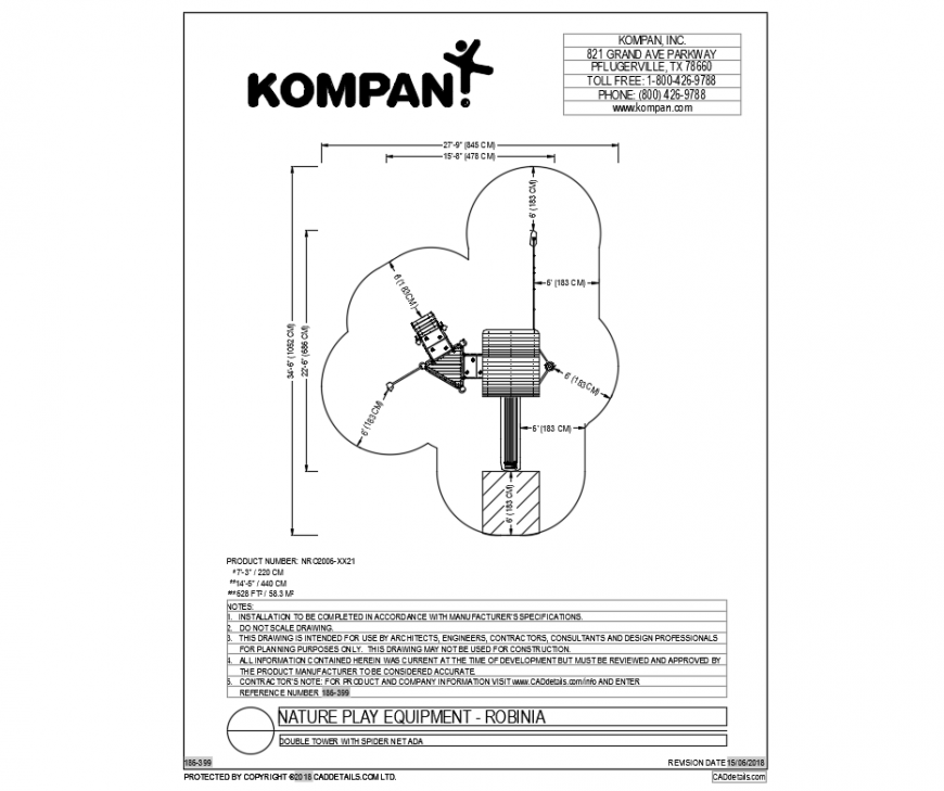 Urban nature play equipment details of garden dwg file