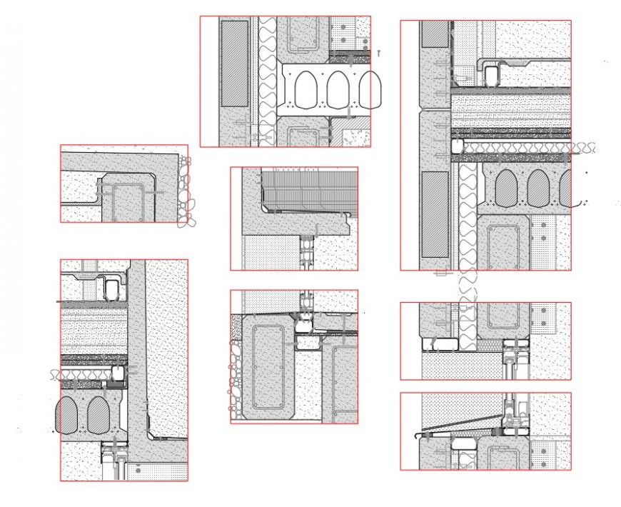 Urinal elevation plan detail layout file