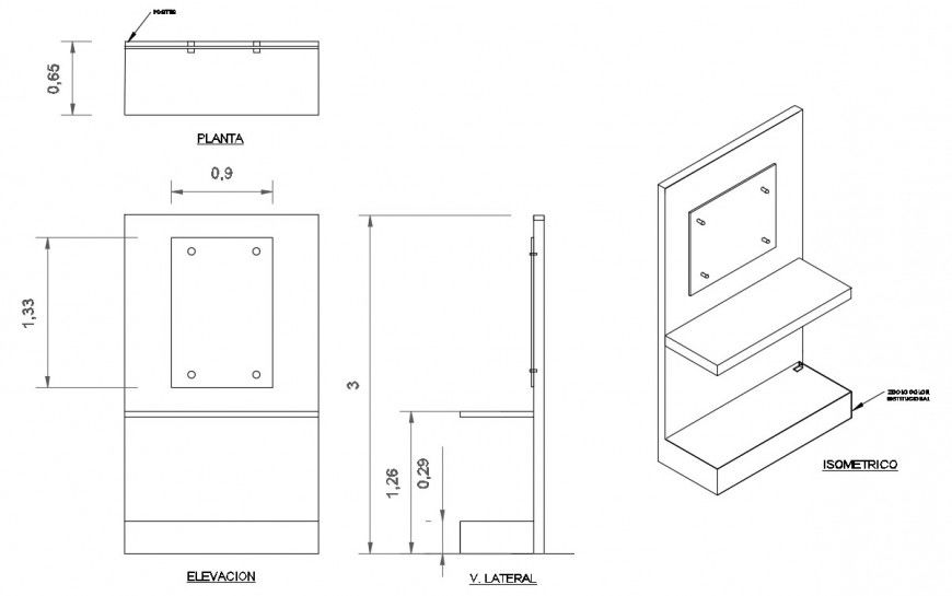 Various furniture bloks drawings details elevation dwg file