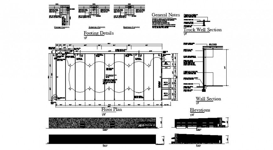Various RCC structural units detailing in autocad format