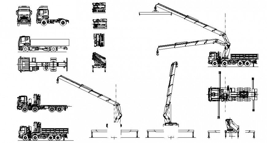 Various vehicle blocks details and other details in autocad