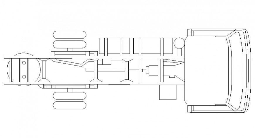 Vehicle blocks detail 2d view drawing in AutoCAD