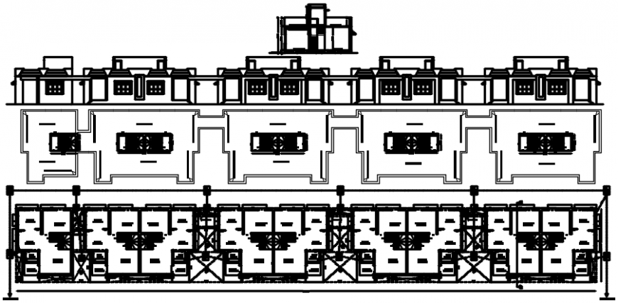 Villa exterior and plan
