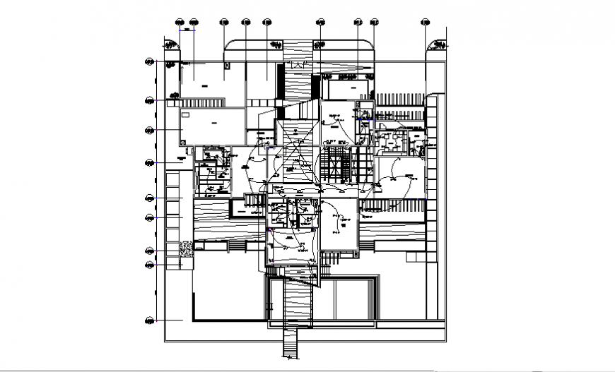 Villa first floor electrical layout file