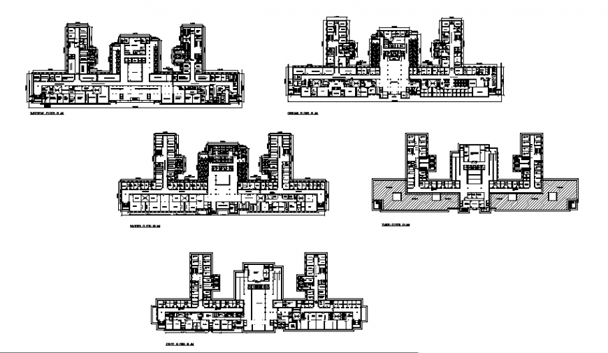 Vivekananda poly clinic floor plan in auto cad