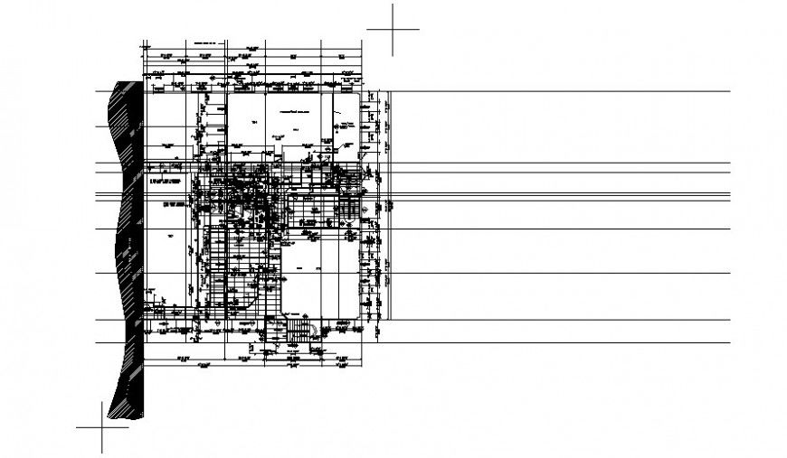 Wall base structure drawings detail 2d view construction details in autocad