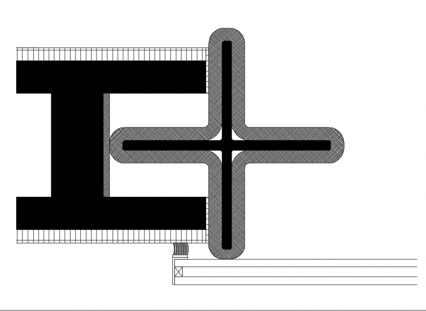 Wall construction joint structure cad drawing details dwg file