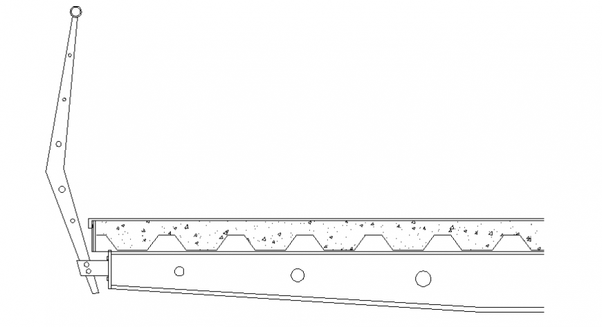 Wall construction parapet details dwg file
