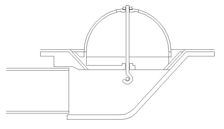Wall joint constructive structure cad drawing details dwg file