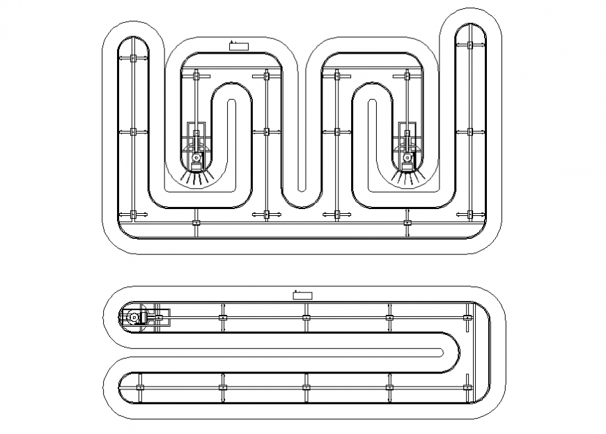 Wardrobe Rail System CAD DWG Drawing with Design and Dimension Details