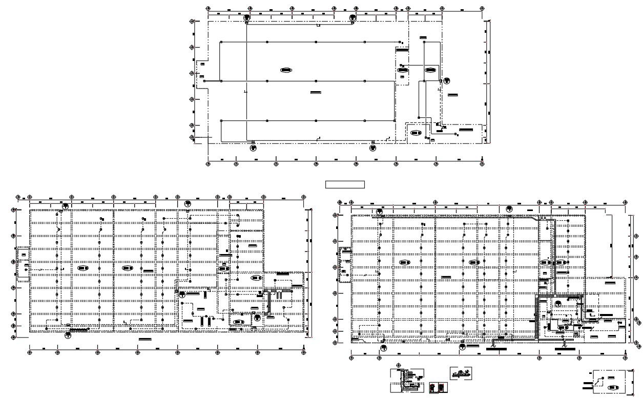 ware house floor plan drawing for DWG File