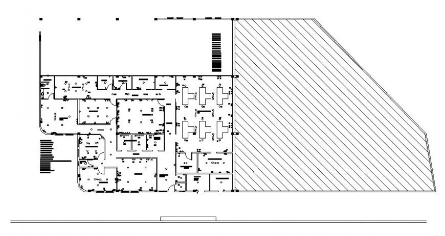 Warehouse for industry distribution plan drawing details dwg file