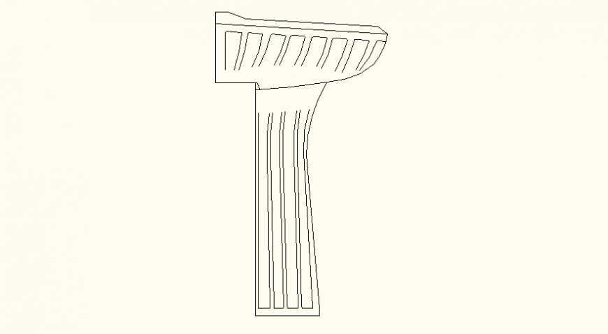 Wash basin detail elevation and plan layout plan