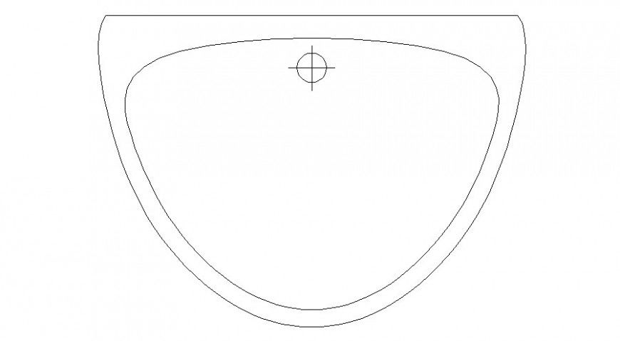 Washbasin drawings 2d view elevation drawings autocad file