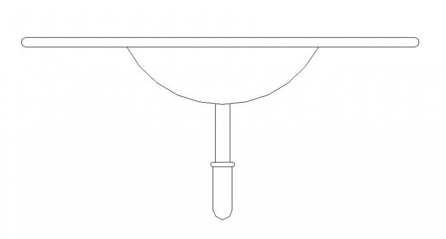 Washbasin units details of sanitary blocks 2d view elevation dwg file