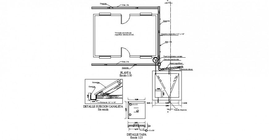 Water capitation and irrigation system cad drawing details dwg file