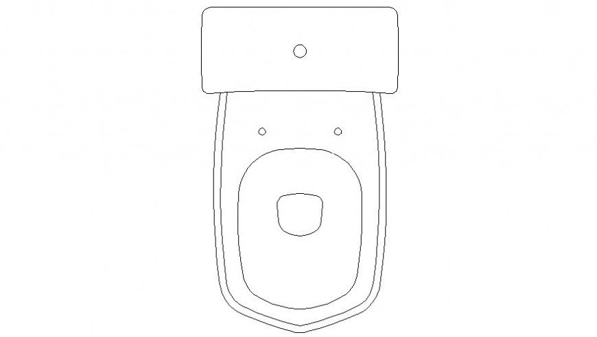 Water closet design drawings 2d view of sanitary blocks autocad softwrae file