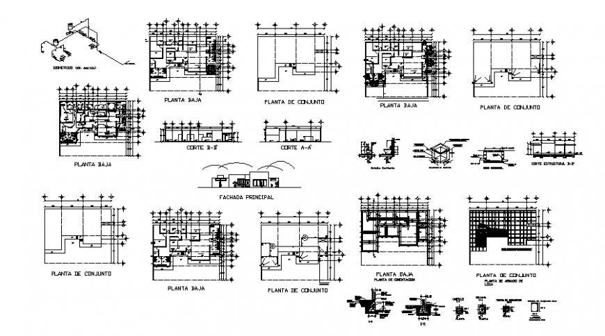 Water pipe line isometric view and beam plan detail layout file