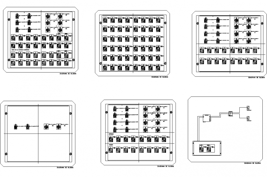 Water supplier section plan detail dwg file