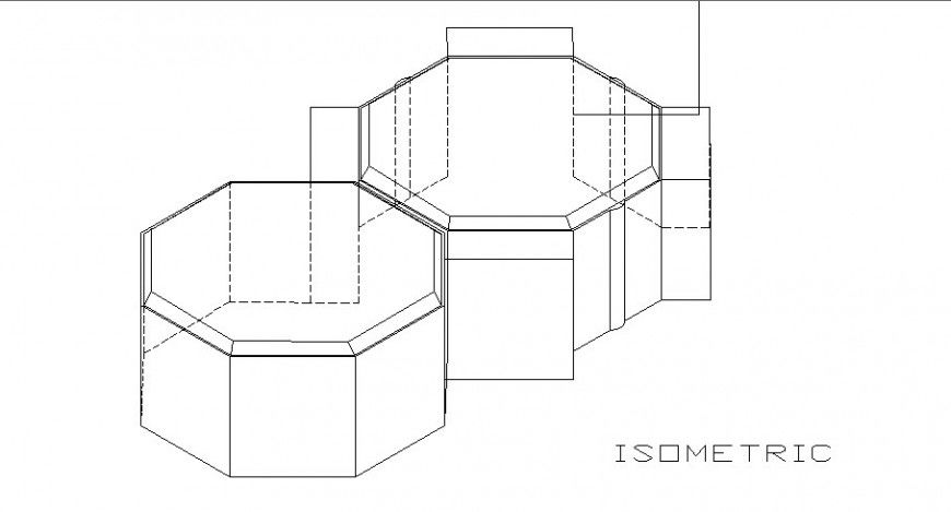 Water tank for paver isometric elevation cad drawing details dwg file
