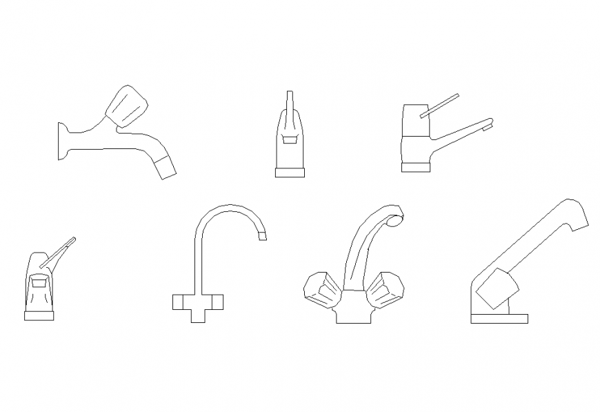 Water Tap detail autocad file