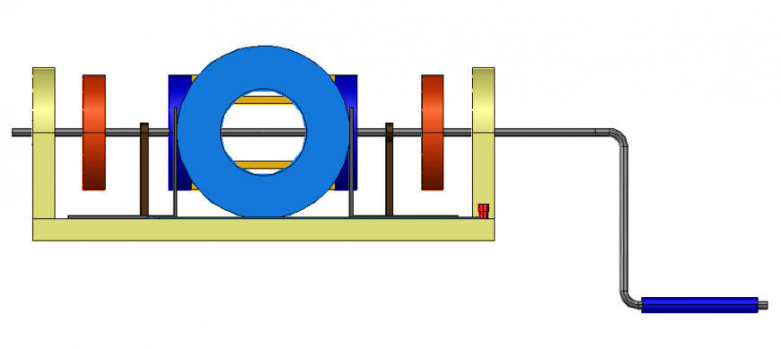 Water treatment plant machine detail 3d model autocad file