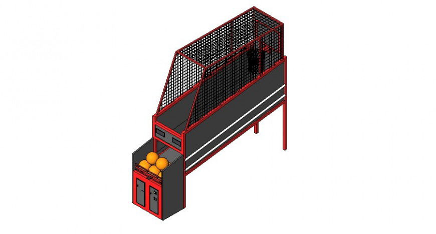Weighting machine 3 d modal autocad file