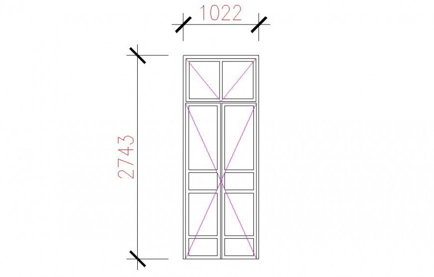 Window and ventilation detail 2d