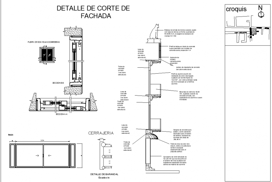 Window detail drawing in dwg AutoCAD file.