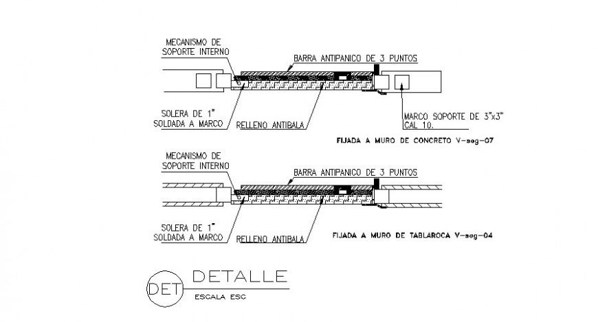 Window detail plan drawing in dwg AutoCAD file.
