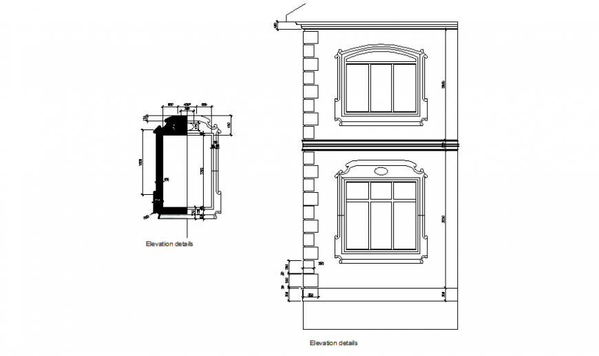 Window Show Section Detail in Building