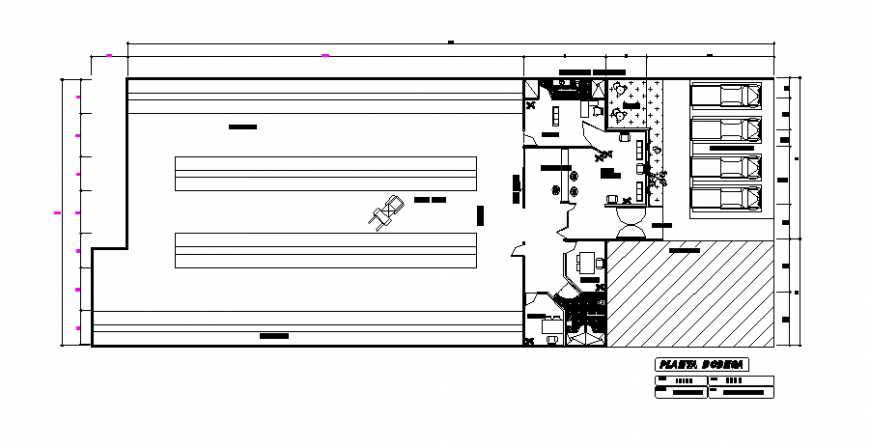 Winery plant plan autocad file