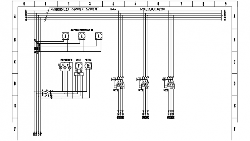 Wire installation design dwg file