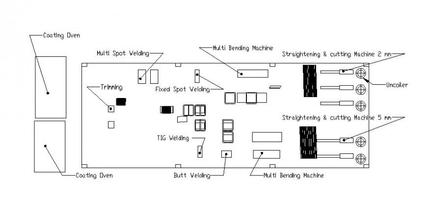 Wiring net section details 2d view drawing in autocad