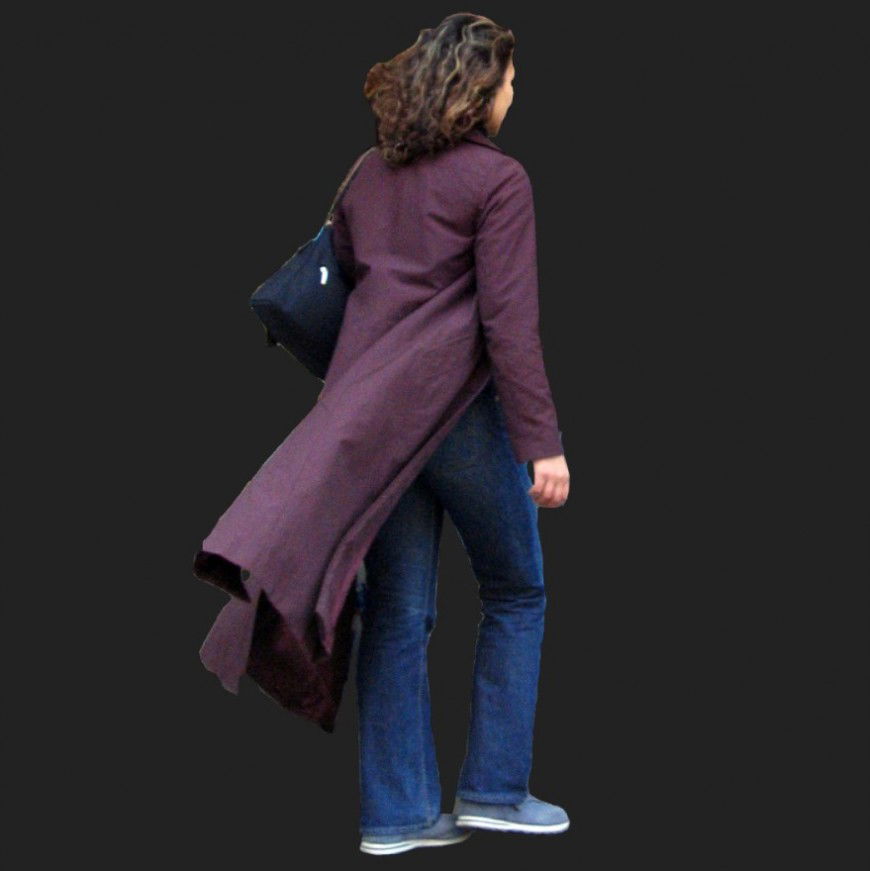 Women CAD blocks detail 3d model layout JPEG file