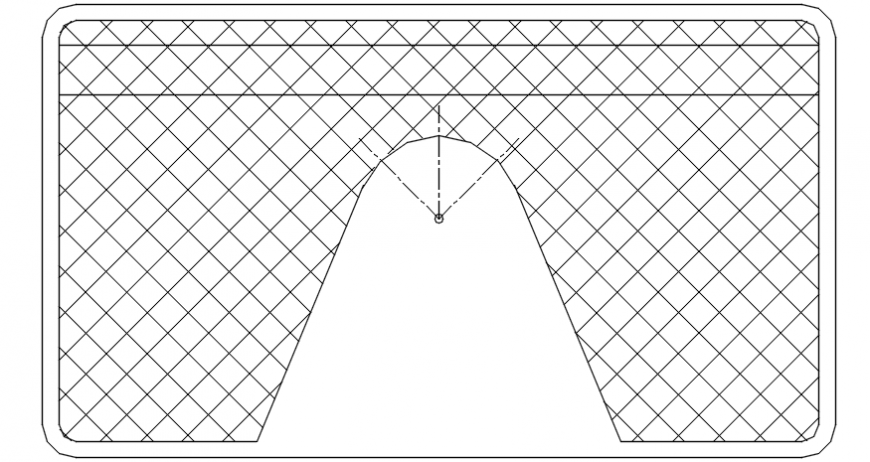 Women Urinal DWG File Layout CAD Drawing for Bathroom Design