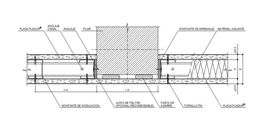 Wood door vertical frame structure drawing details dwg file