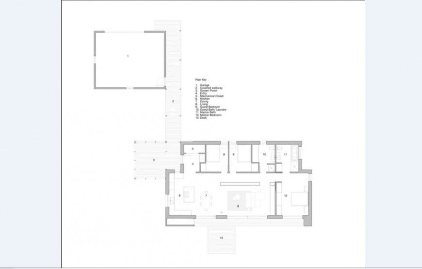 Wood house architecture layout plan 3d model jpg file