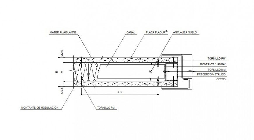 Wood roof frame and structure drawing details dwg file