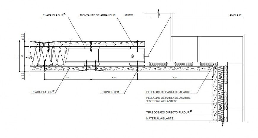 Wood roof joint and structure drawing details dwg file