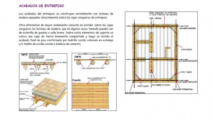 Wooden beam structural detail drawing in PDF file.