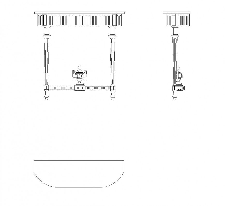 Wooden Wall Cabinet CAD Plan Layout in AutoCAD DWG Format