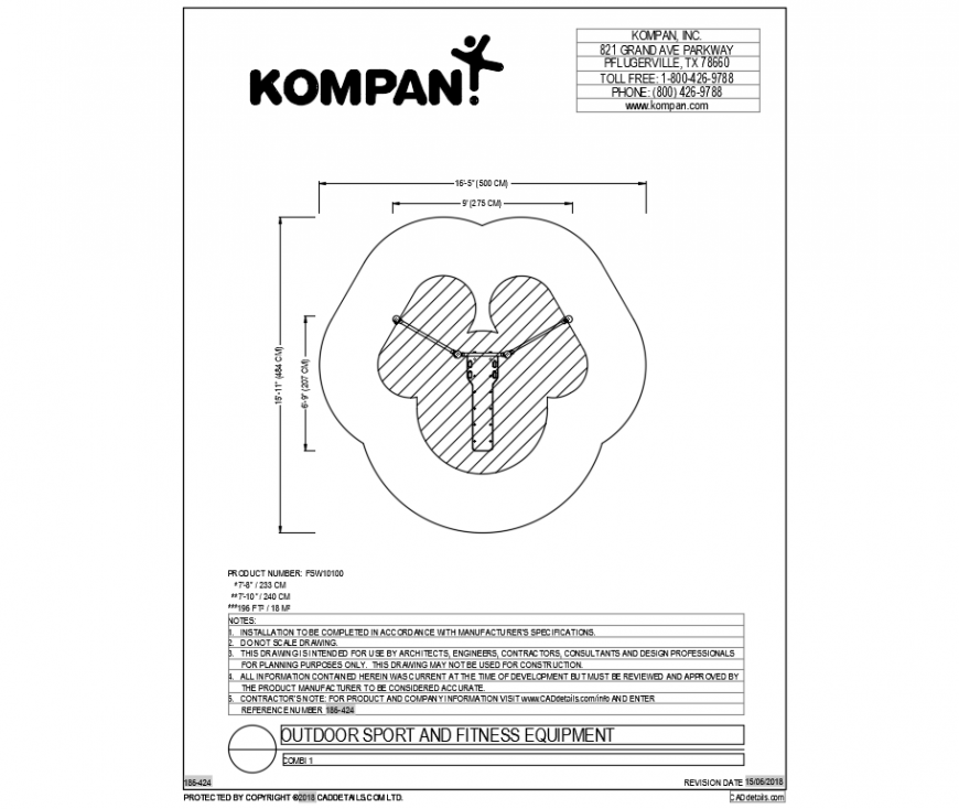 Wooden outdoor equipment details of garden dwg file