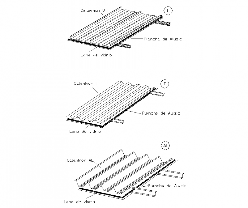 Wooden plate isometric view plan layout file