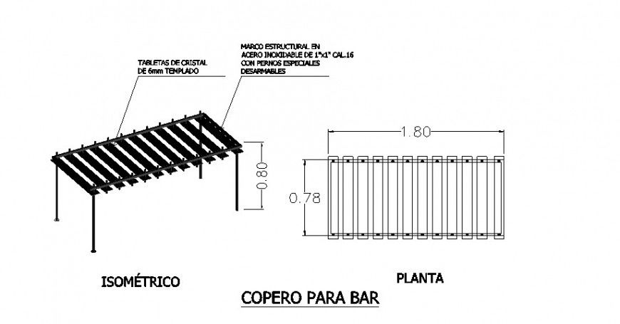 Wooden slabs view detail of furniture 3d dwg file