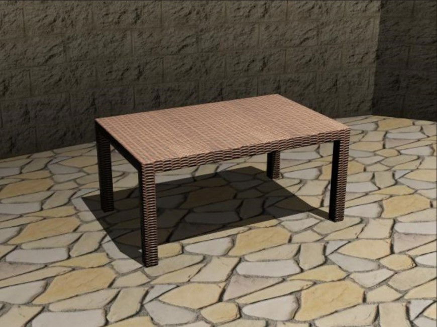 Wooden table elevation 3d drawing details dwg file