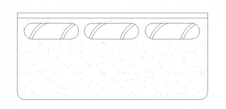 Wooden table top view elevation block cad drawing details dwg file