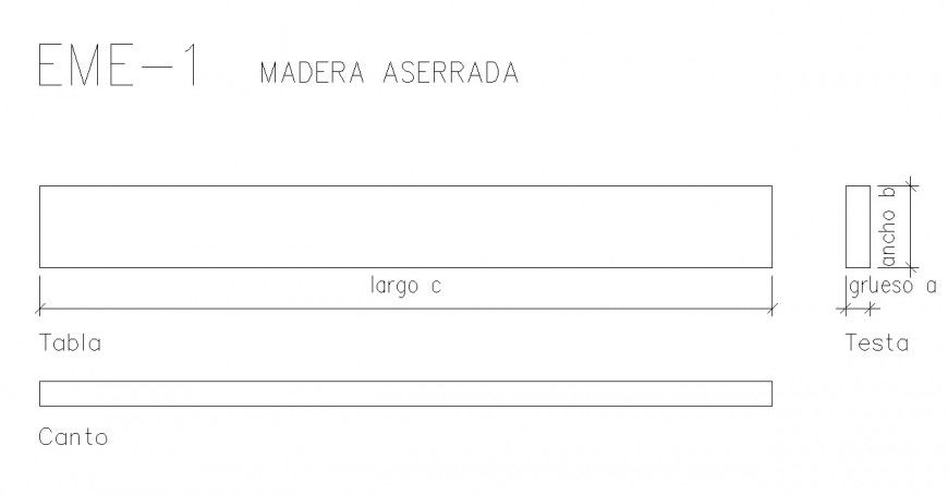 Wooden timber plank detail 2d view elevation CAD blocks layout file