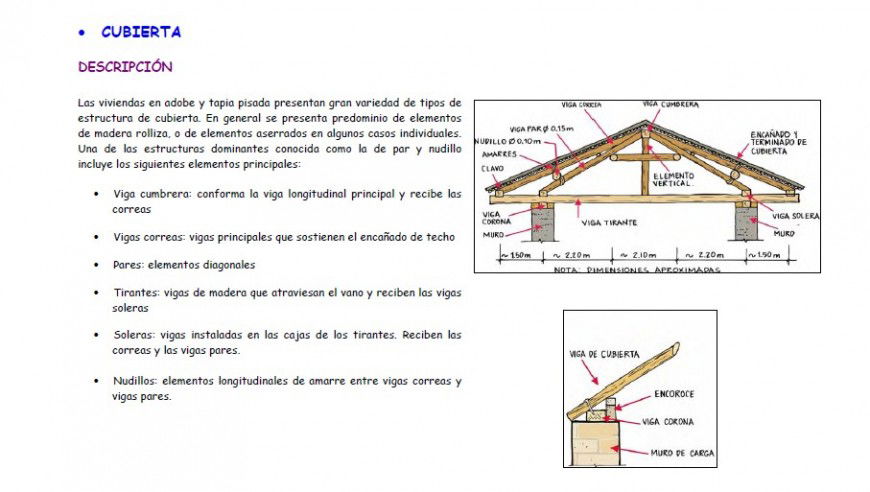 Wooden truss detail drawing in PDF file.