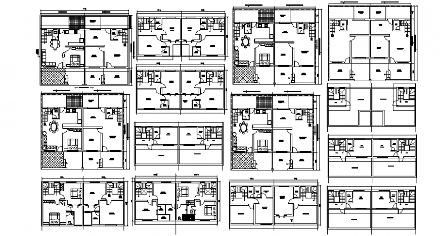 Work layout plan of house 2d view CAD drawings details in autocad file